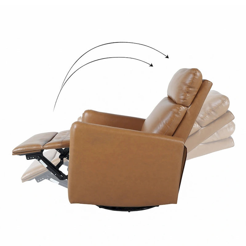 Fauteuil inclinable pivotant manuel classique avec produits durables