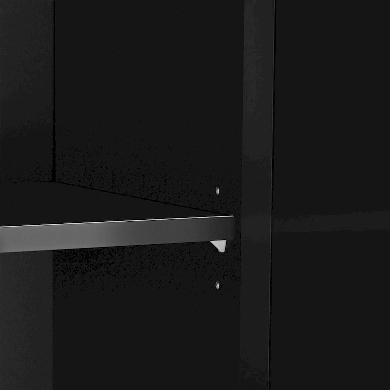 Buffet bas avec 3 portes vitrées