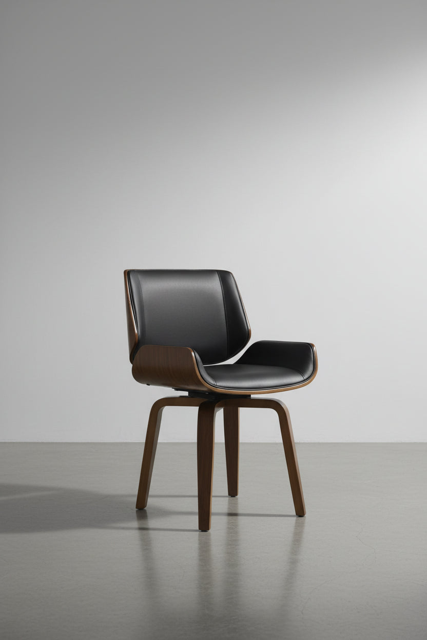 Art Leon Mid-century Modern Swivel Accent Chair