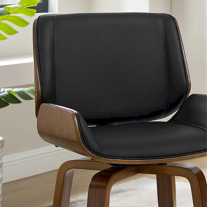 Fauteuil pivotant d'appoint moderne du milieu du siècle