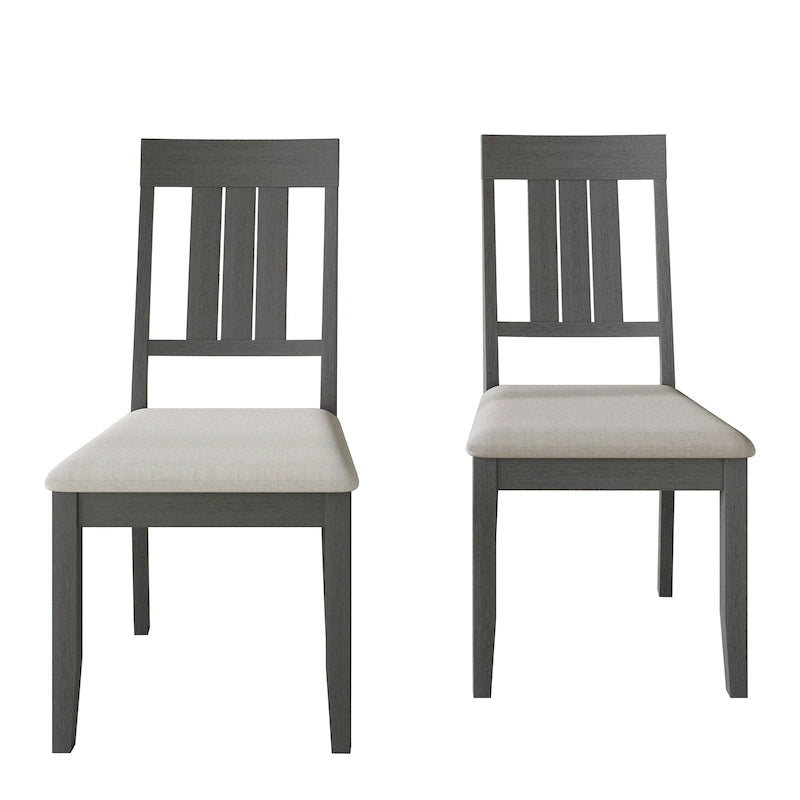 Chaises de salle à manger classiques en bois (lot de 2) - S.O.