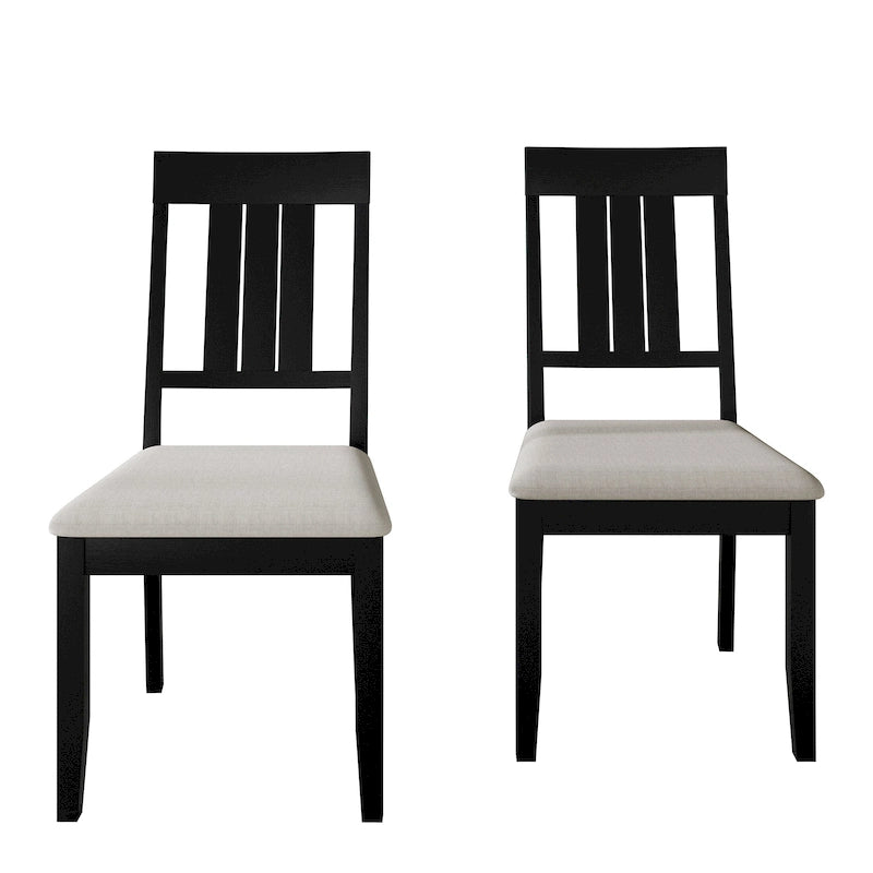 Chaises de salle à manger classiques en bois (lot de 2) - S.O.
