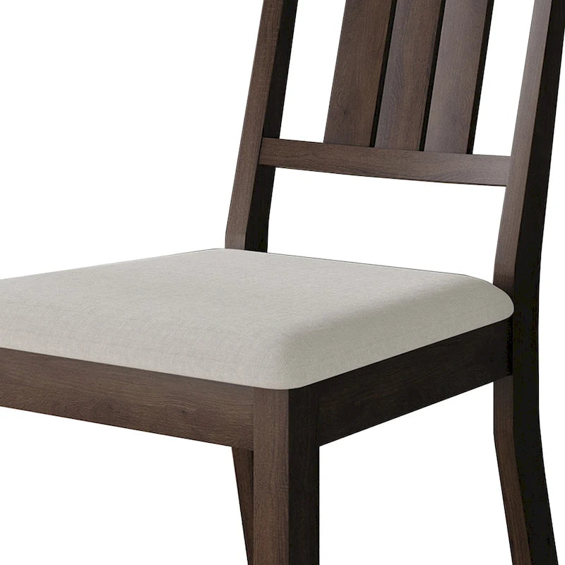 Chaises de salle à manger classiques en bois (lot de 2) - S.O.