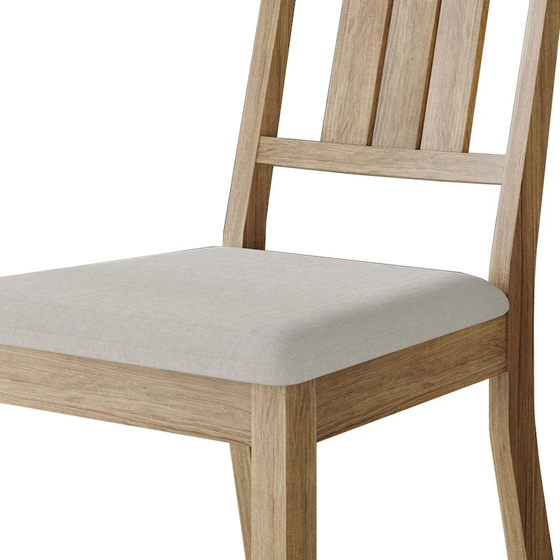 Chaises de salle à manger classiques en bois (lot de 2) - S.O.