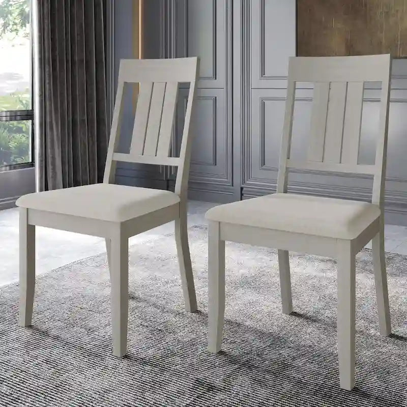 Chaises de salle à manger classiques en bois (lot de 2) - S.O.