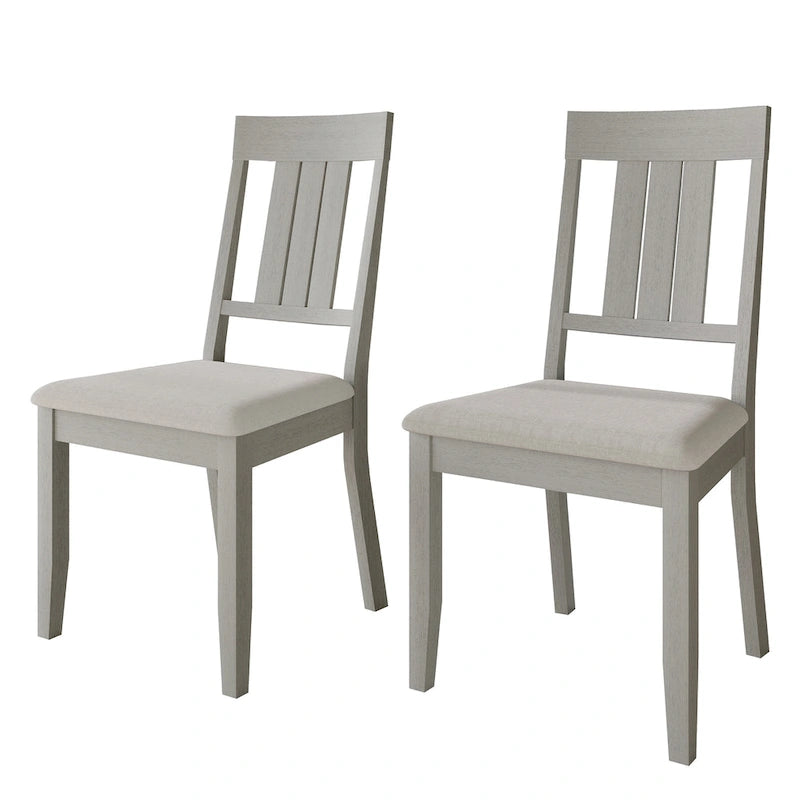 Chaises de salle à manger classiques en bois (lot de 2) - S.O.