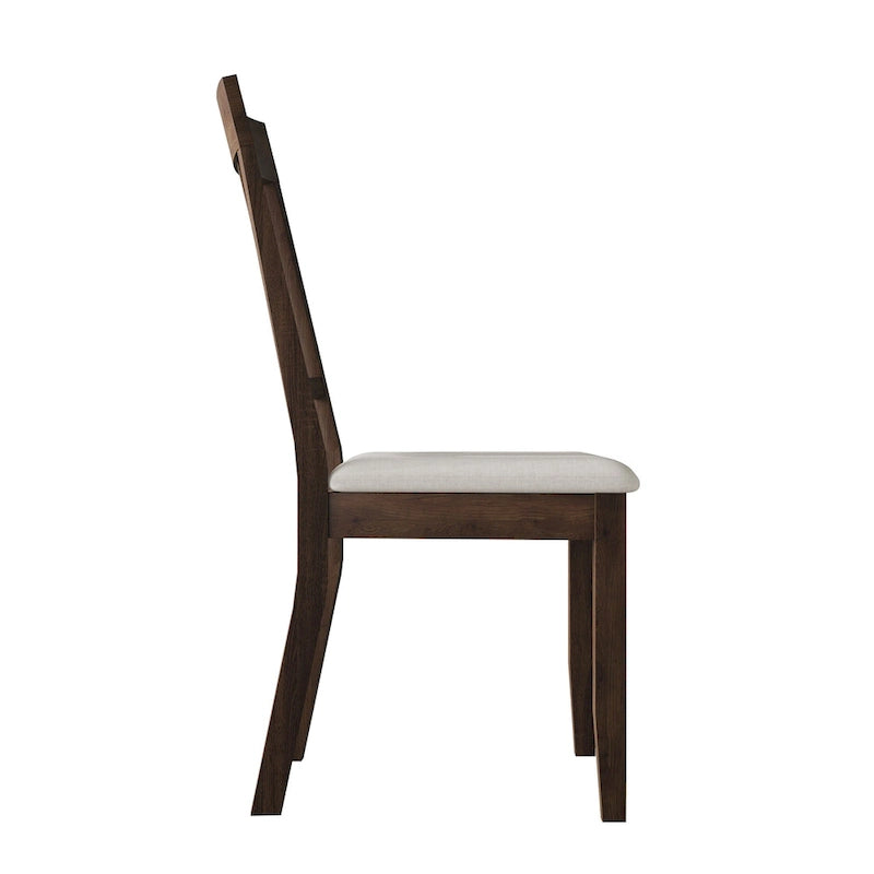 Chaises de salle à manger classiques en bois (lot de 2) - S.O.