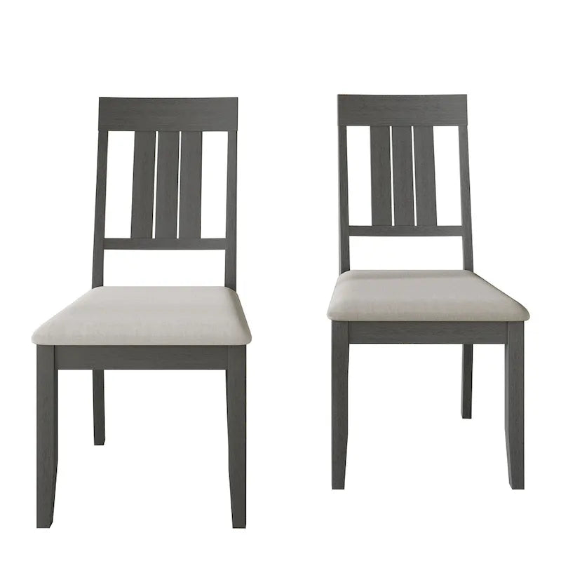 Chaises de salle à manger classiques en bois (lot de 2) - S.O.