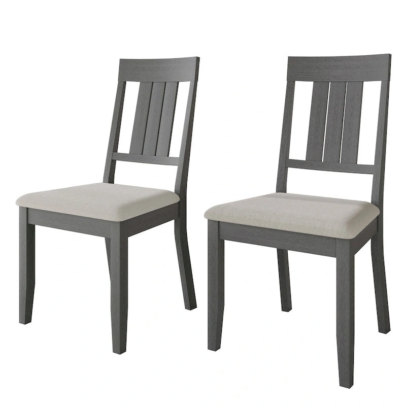 Chaises de salle à manger classiques en bois (lot de 2) - S.O.