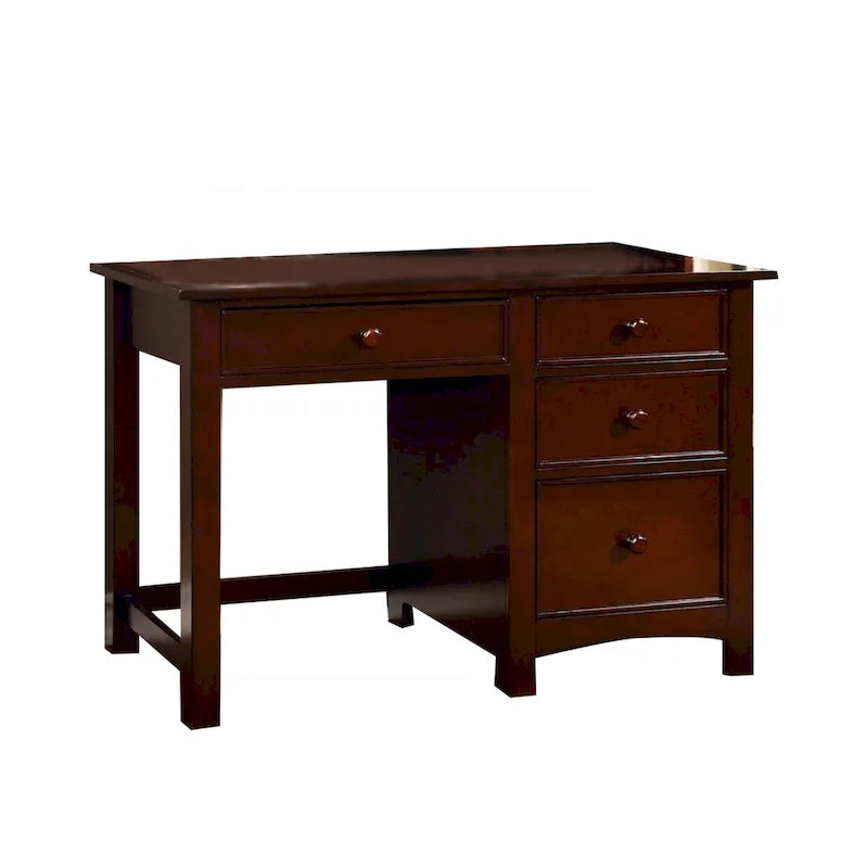 Bureau en bois avec quatre tiroirs