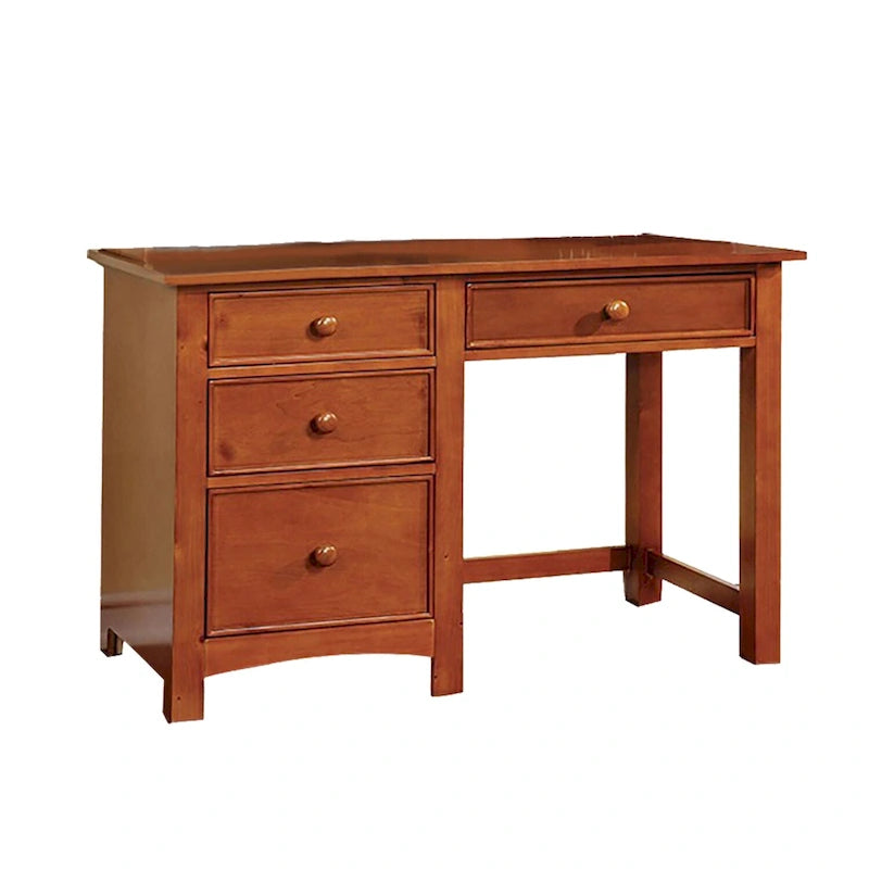 Bureau en bois avec quatre tiroirs