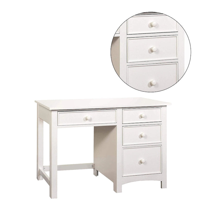 Bureau en bois avec quatre tiroirs