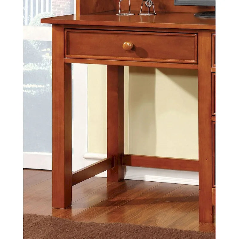 Bureau en bois avec quatre tiroirs