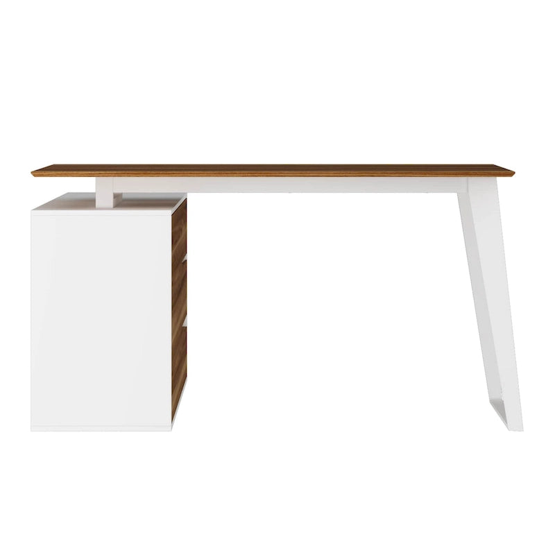 Bureau d'ordinateur à domicile, bureau d'angle en L 54,3, pour écrire