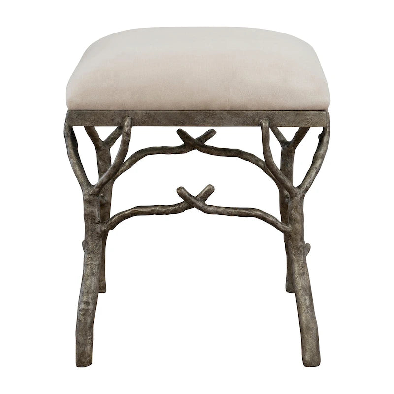 Petit banc en tissu Lismore Uttermost