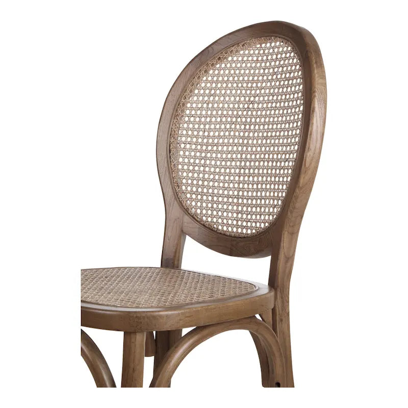 Chaises de salle à manger en rotin style Mid-Century (Lot de 2)
