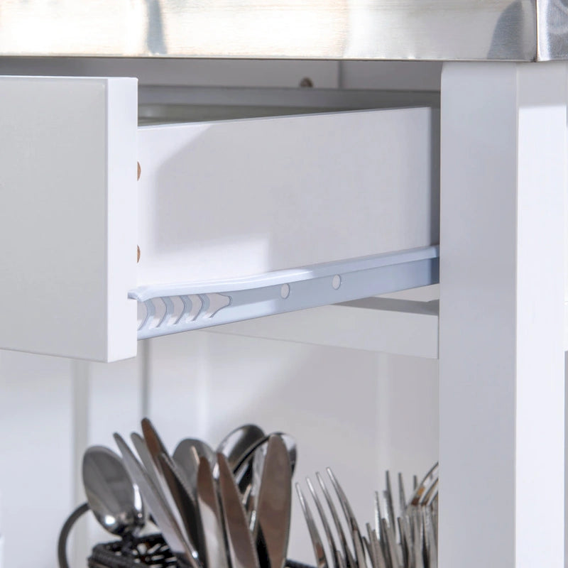 Desserte de cuisine en acier inoxydable