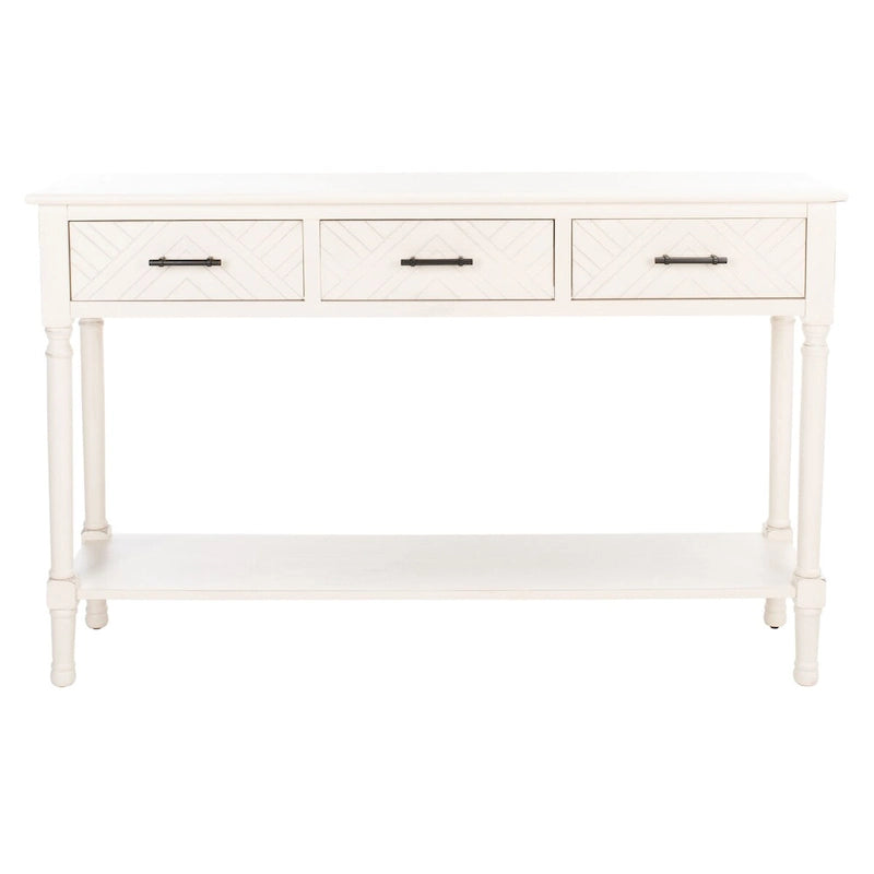 Console de 47,3 po L x 13 po P x 29,5 po H avec 3 tiroirs et étagère inférieure - 47Lx13Px30H