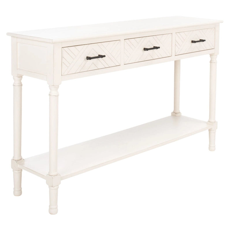 Console de 47,3 po L x 13 po P x 29,5 po H avec 3 tiroirs et étagère inférieure - 47Lx13Px30H