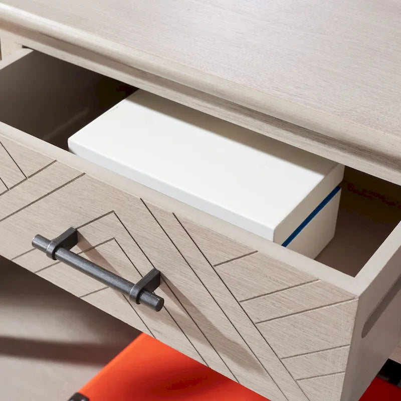 Console de 47,3 po L x 13 po P x 29,5 po H avec 3 tiroirs et étagère inférieure - 47Lx13Px30H