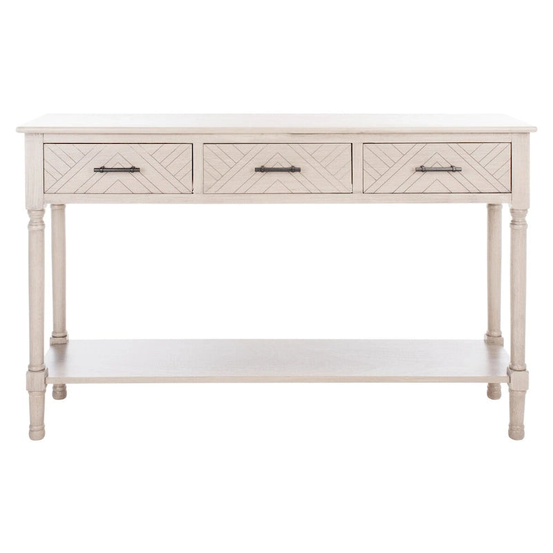 Console de 47,3 po L x 13 po P x 29,5 po H avec 3 tiroirs et étagère inférieure - 47Lx13Px30H