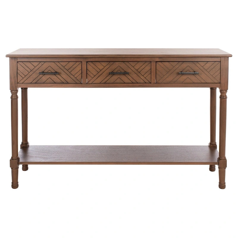 Console de 47,3 po L x 13 po P x 29,5 po H avec 3 tiroirs et étagère inférieure - 47Lx13Px30H