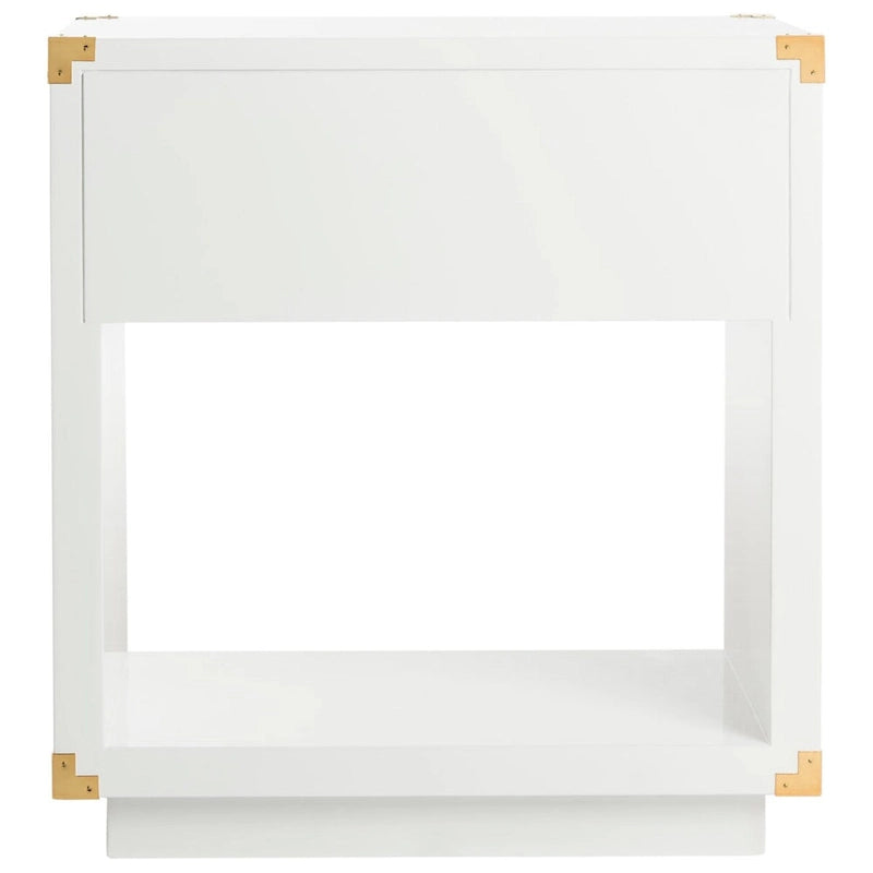 Table d'appoint laquée - 61 cm (L) x 46 cm (P) x 66 cm (H) - 61L x 46P x 66H