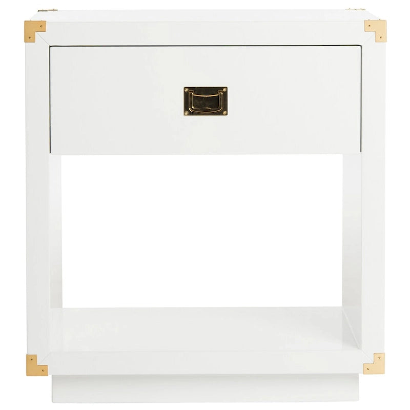 Table d'appoint laquée - 61 cm (L) x 46 cm (P) x 66 cm (H) - 61L x 46P x 66H