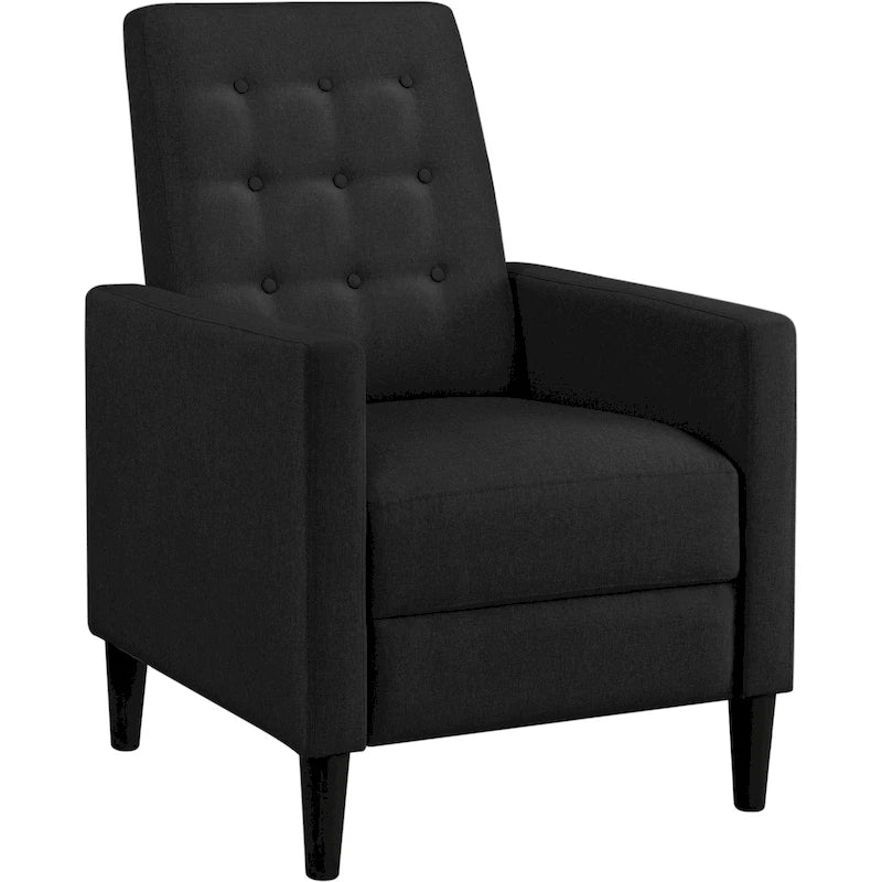 Fauteuil inclinable en tissu avec dossier réglable
