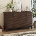 Buffet avec 4 portes grand rangement avec étagères réglables