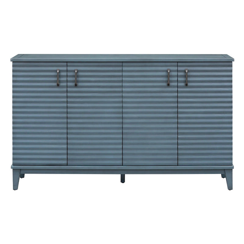 Buffet avec 4 portes grand rangement avec étagères réglables