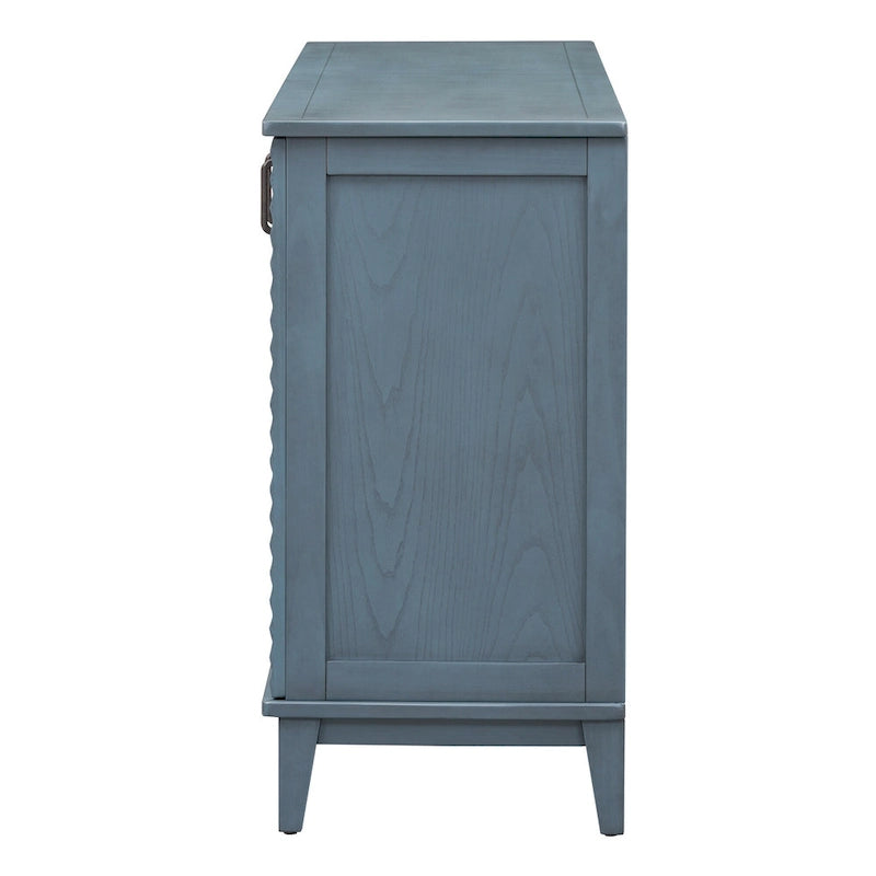 Buffet avec 4 portes grand rangement avec étagères réglables