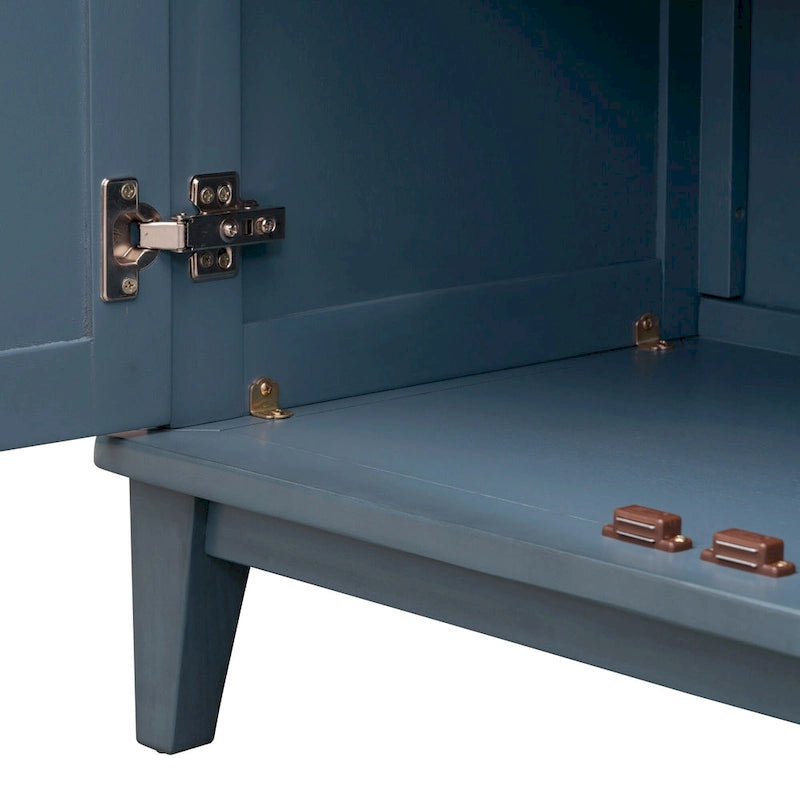Buffet avec 4 portes grand rangement avec étagères réglables