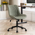 Chaises de bureau sans accoudoirs avec roulettes pour bureau à domicile