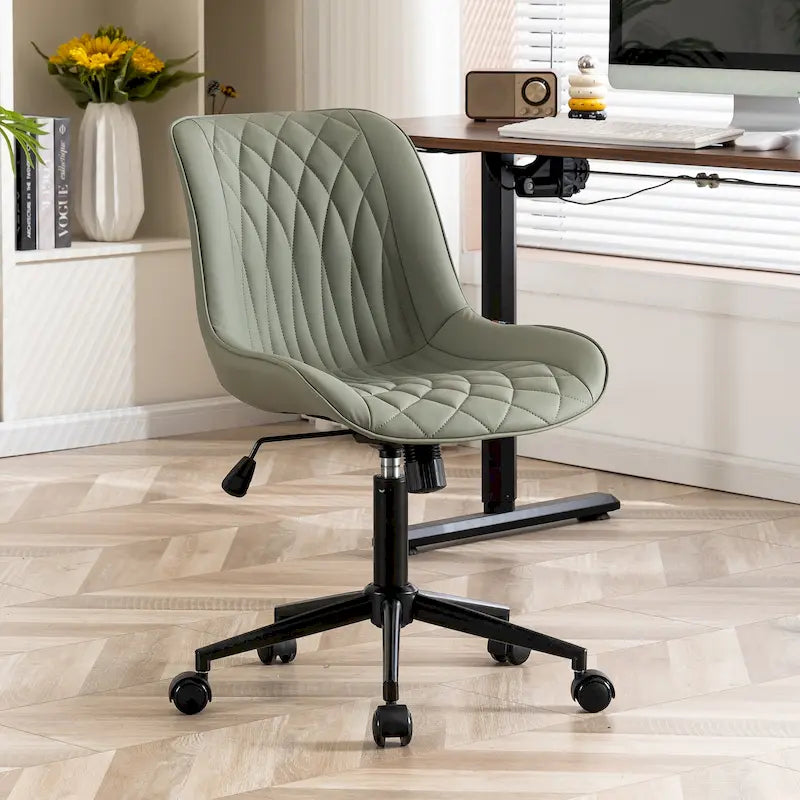 Chaises de bureau sans accoudoirs avec roulettes pour bureau à domicile